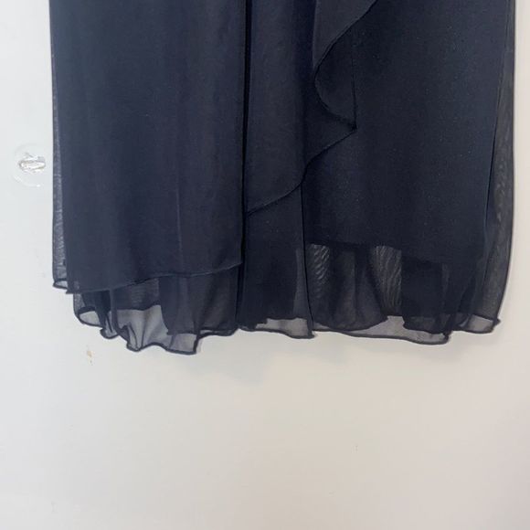 Red & Black Midi Dress Size: 8 - Picture 3 of 8